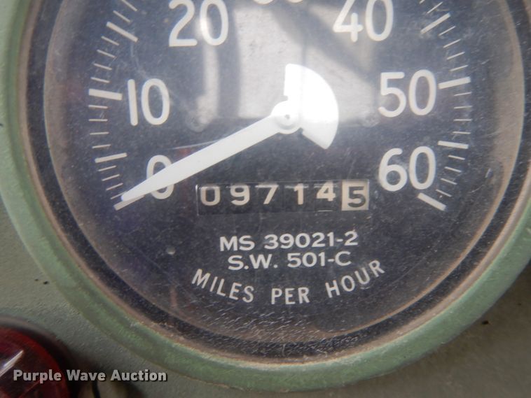 image for item DE5732 1967 Kaiser M44  flat dump bed truck