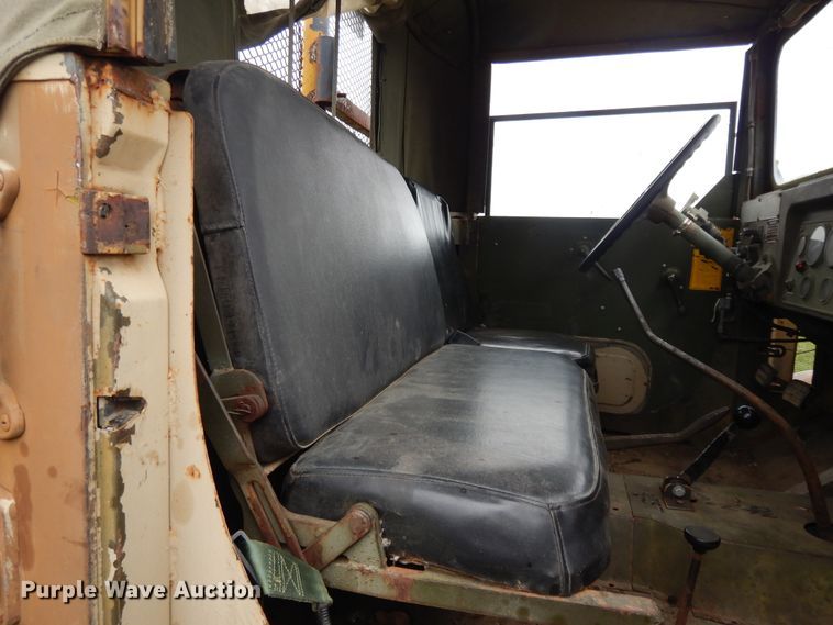 image for item DE5732 1967 Kaiser M44  flat dump bed truck