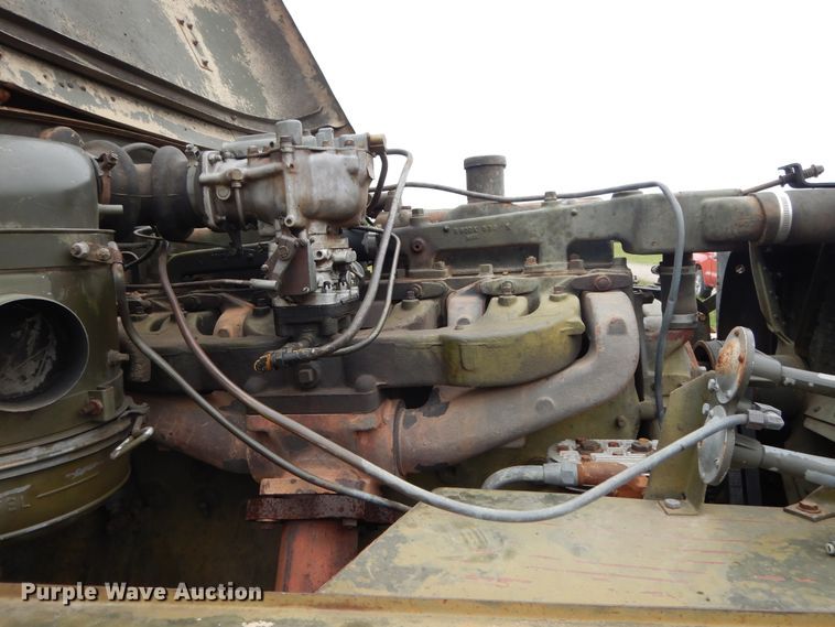 image for item DE5732 1967 Kaiser M44  flat dump bed truck