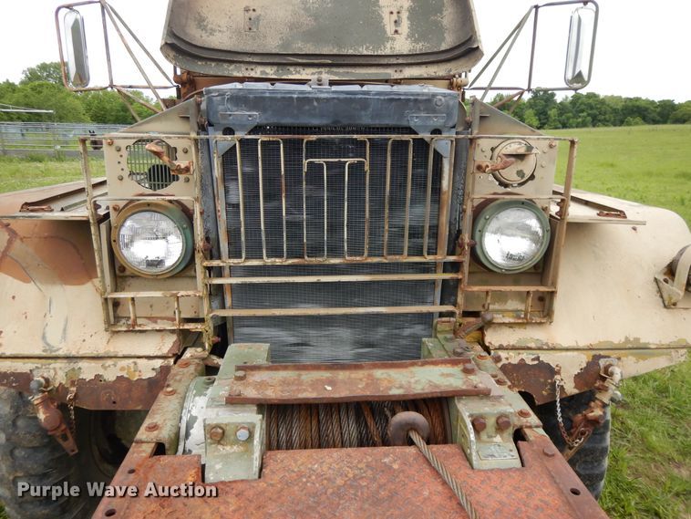 image for item DE5732 1967 Kaiser M44  flat dump bed truck
