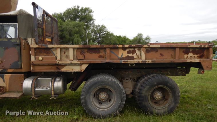 image for item DE5732 1967 Kaiser M44  flat dump bed truck