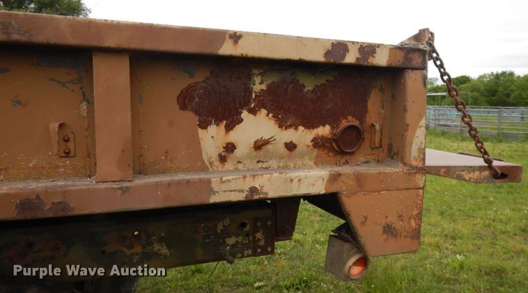 image for item DE5732 1967 Kaiser M44  flat dump bed truck