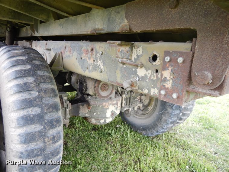 image for item DE5732 1967 Kaiser M44  flat dump bed truck