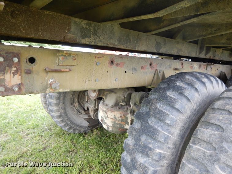 image for item DE5732 1967 Kaiser M44  flat dump bed truck