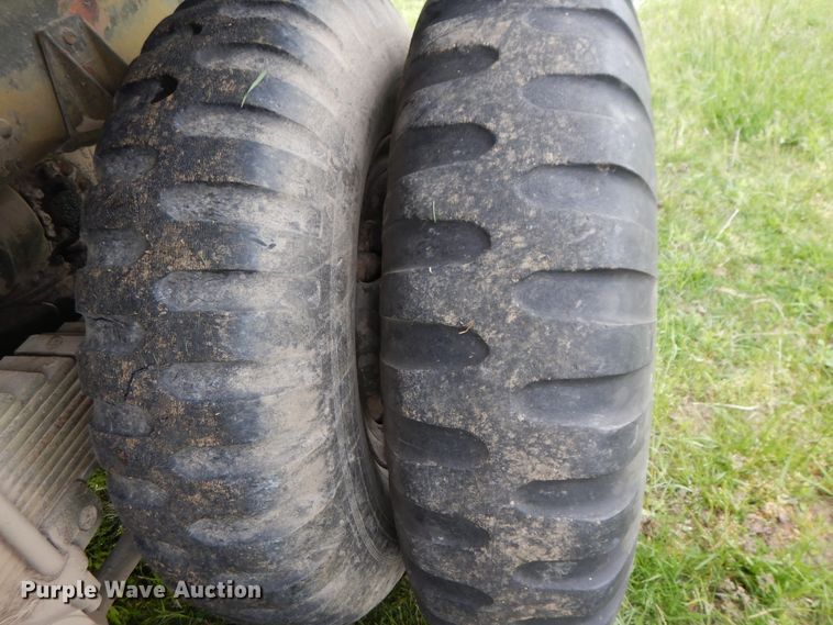 image for item DE5732 1967 Kaiser M44  flat dump bed truck