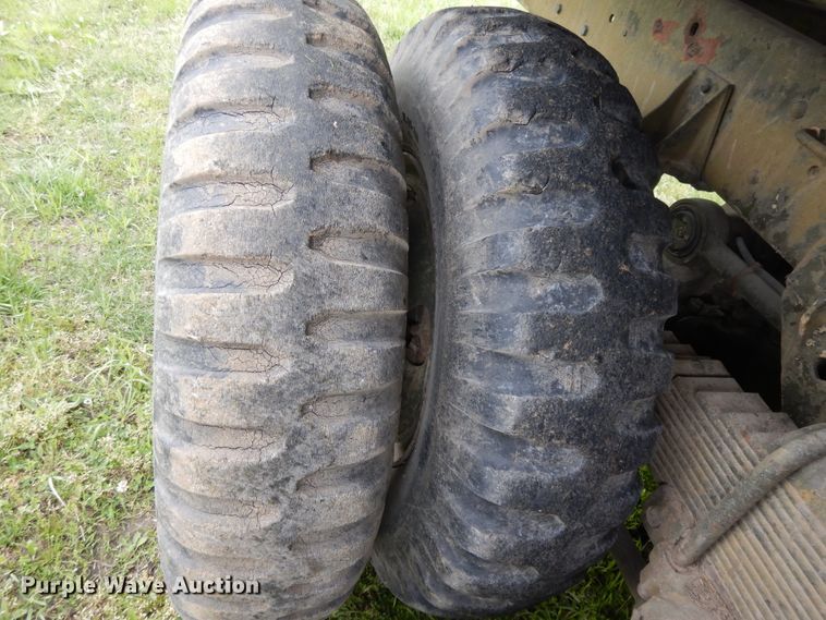 image for item DE5732 1967 Kaiser M44  flat dump bed truck