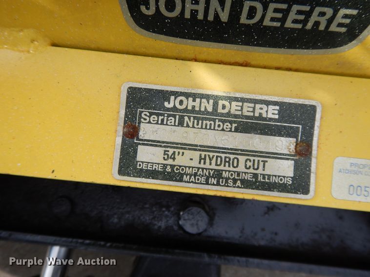 image for item DE5741 John Deere 755 lawn mower