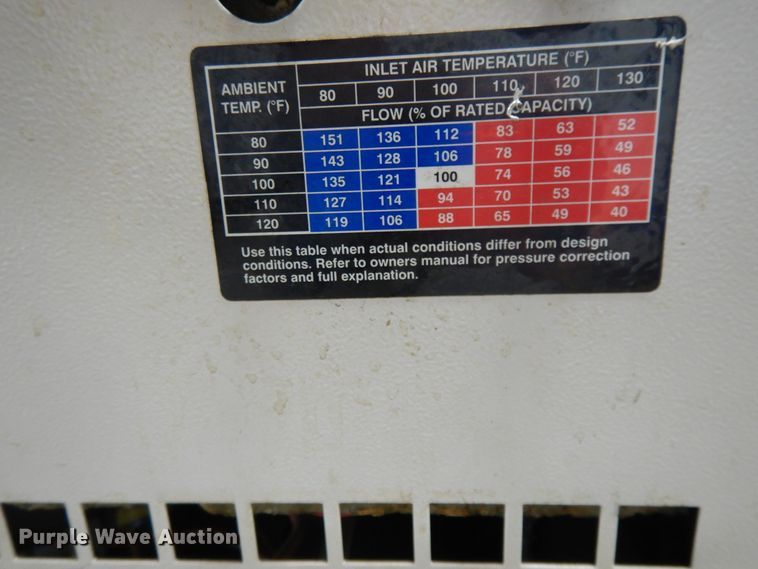 image for item DE5757 1997 Ingersoll Rand DXR35 air chiller