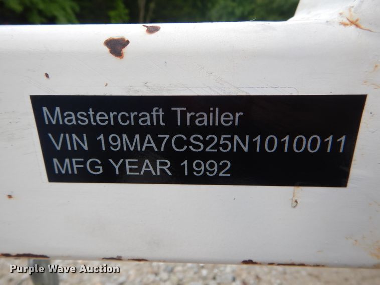 image for item DF3194 1992 Mastercraft Maristar 210  boat