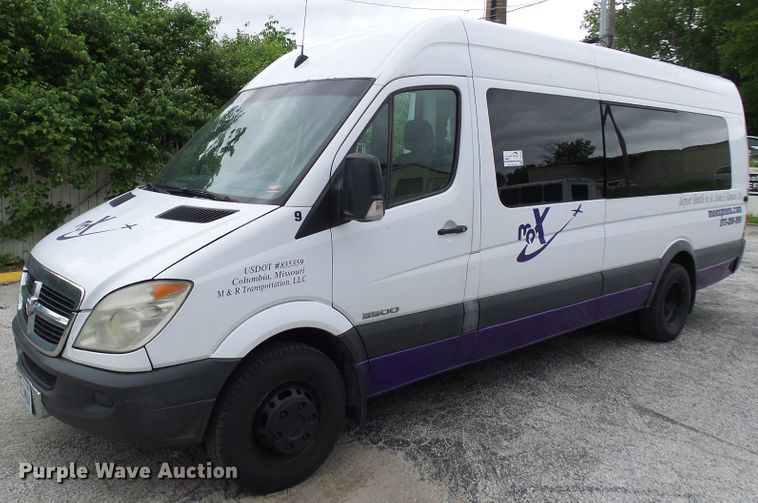 image for item DG5706 2008 Dodge Sprinter 3500  shuttle bus