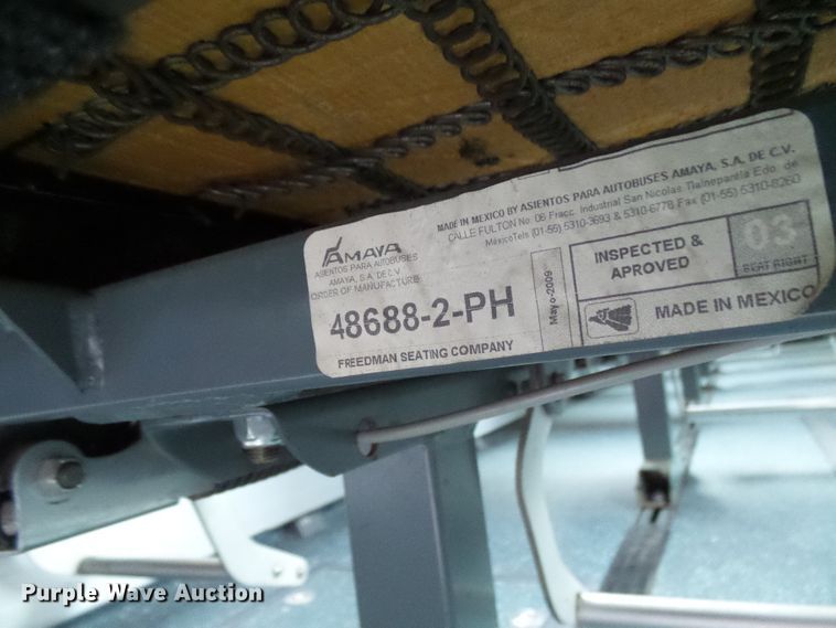image for item DG5707 (38) Freedman Mfg. bus seats