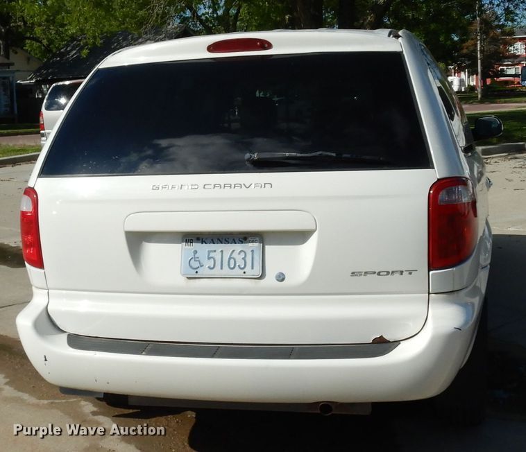 image for item DG6486 2001 Dodge Grand Caravan Sport  handicap accessible van