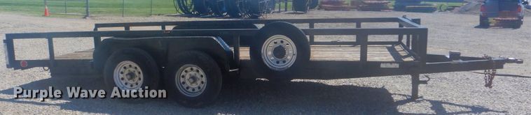 image for item DG8592 2003 Trailer Supply Center utility trailer