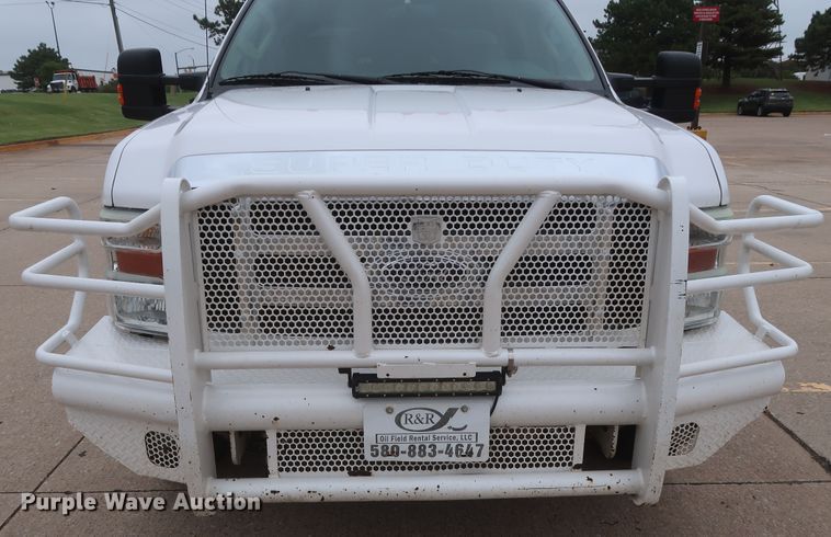 image for item DH0898 2010 Ford F350 Super Duty Lariat  Crew Cab utility bed pickup truck