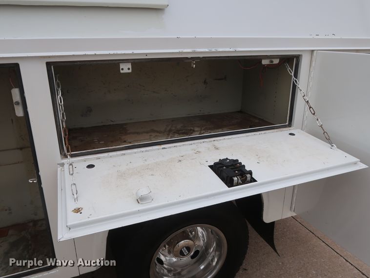 image for item DH0898 2010 Ford F350 Super Duty Lariat  Crew Cab utility bed pickup truck