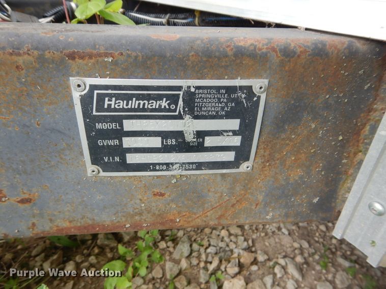 image for item DH4454 2006 Haulmark T25/20 enclosed cargo trailer