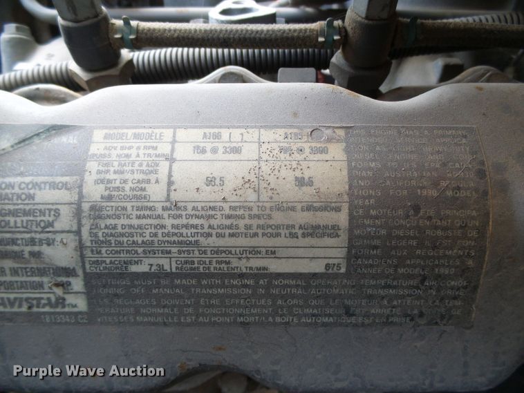 image for item DH4943 1990 Ford F350 Super Duty  SuperCab pickup truck