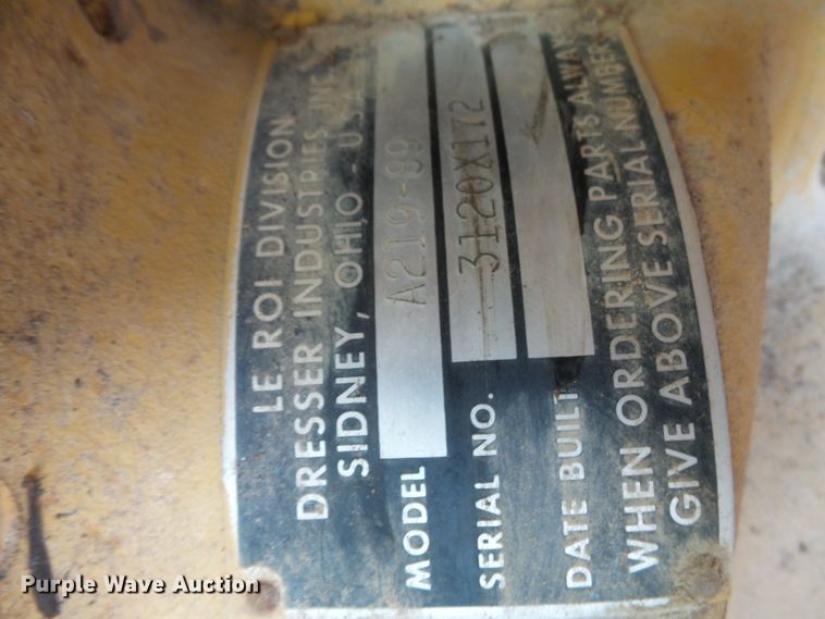 image for item DH7969 1972 Leroi 250  air compressor