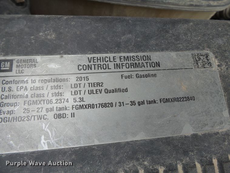 image for item DH7970 2015 GMC Sierra 1500  Crew Cab pickup truck