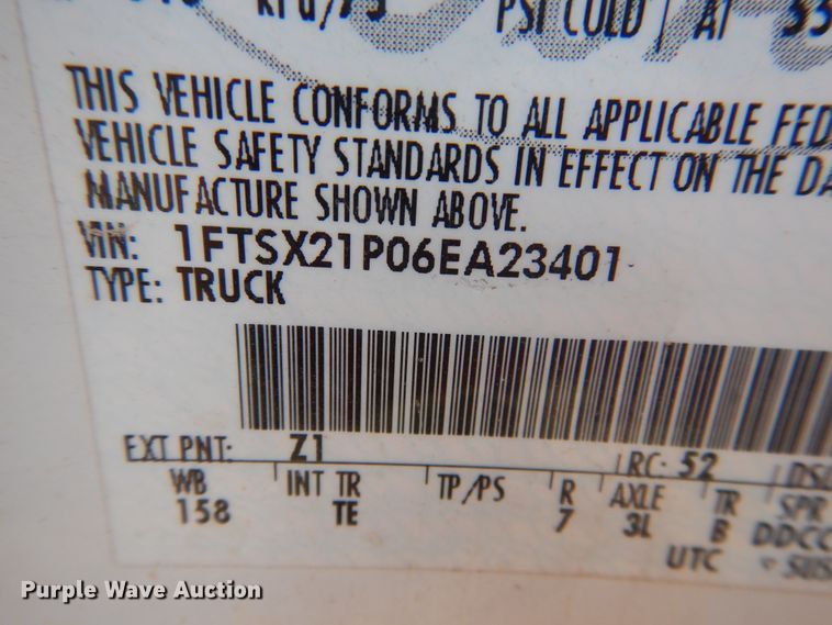 image for item DI0111 2006 Ford F250 Super Duty  SuperCab pickup truck