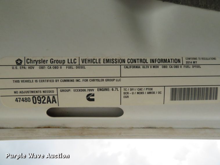 image for item DI2227 2014 Dodge Ram 2500  Crew Cab pickup truck