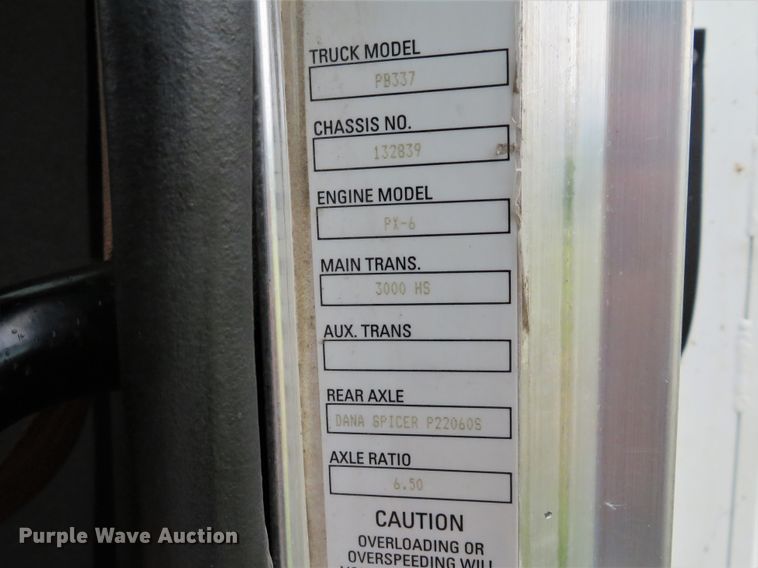 image for item DI2230 2011 Peterbilt 337  delivery truck