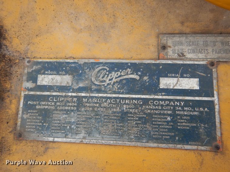 image for item EK9231 Clipper C600K concrete saw