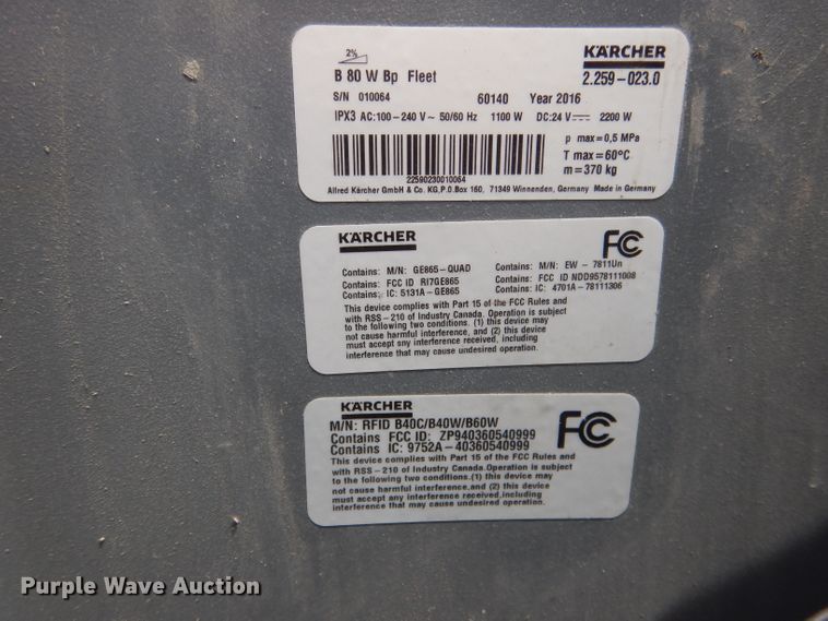 image for item FA9363 Karcher floor cleaner