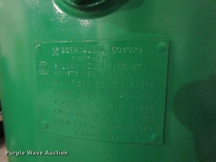 image for item FD9470 2006 Silvan Industries, Inc. nitrogen tank