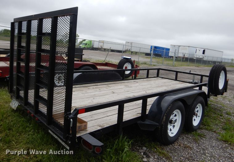 image for item GL9721 2015 Croft ST8216TAT-B-070 utility trailer