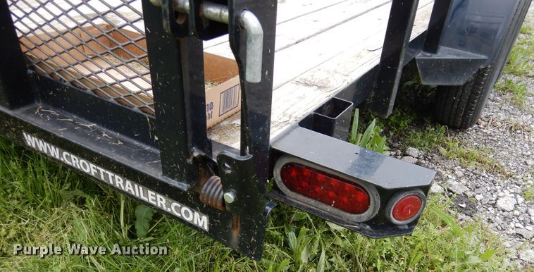 image for item GL9721 2015 Croft ST8216TAT-B-070 utility trailer