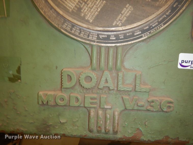 image for item GN9388 Do All V-36 bandsaw