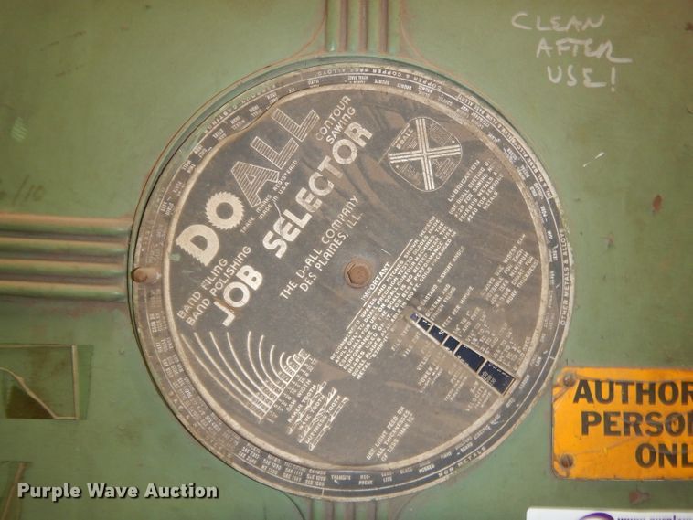 image for item GN9388 Do All V-36 bandsaw