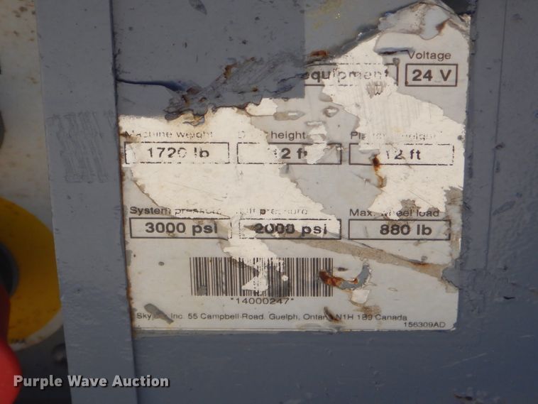 image for item GN9398 Skyjack  vertical lift