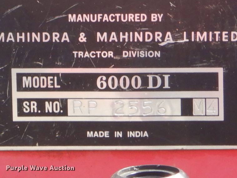 image for item GN9420 Mahindra 6000DI  tractor