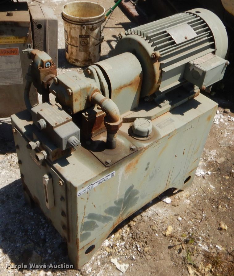 image for item GN9431 WA Whitney Corp 600-122 hydraulic pump