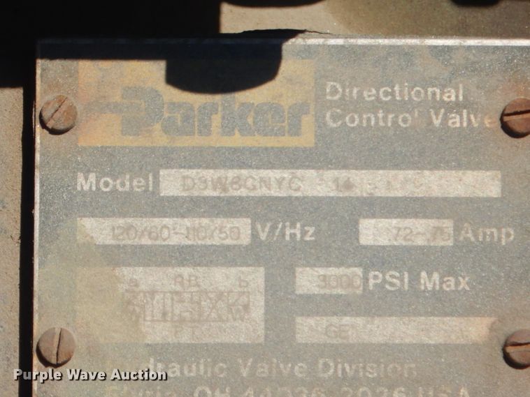 image for item GN9431 WA Whitney Corp 600-122 hydraulic pump