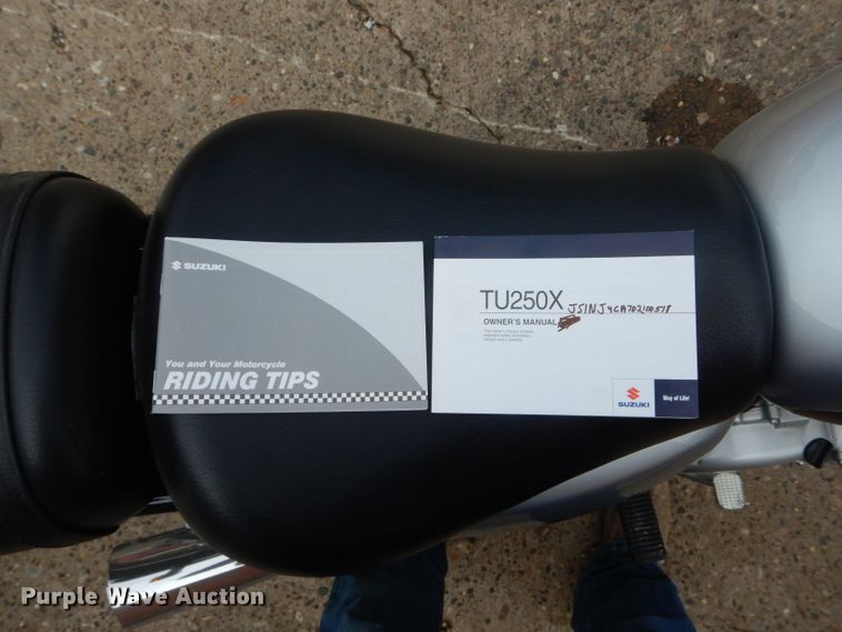 image for item GO9674 2013 Suzuki TU250X motorcycle