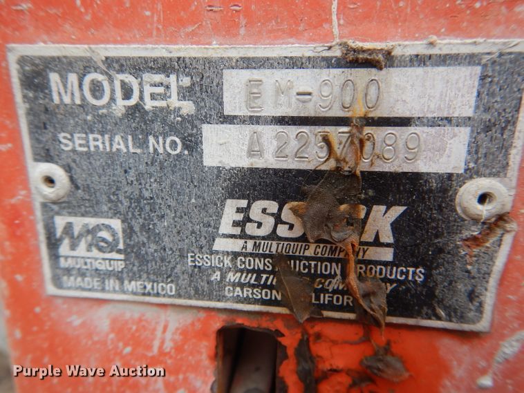 image for item GO9676 Essick EM-900 mortar mixer