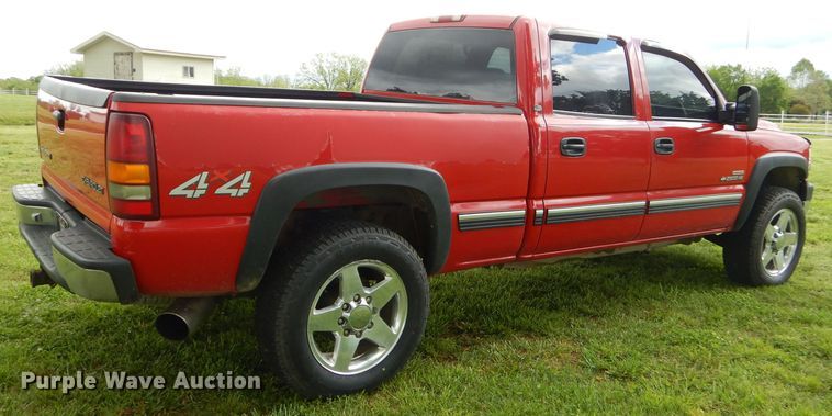 image for item GP9154 2001 Chevrolet Silverado 2500HD  Crew Cab pickup truck