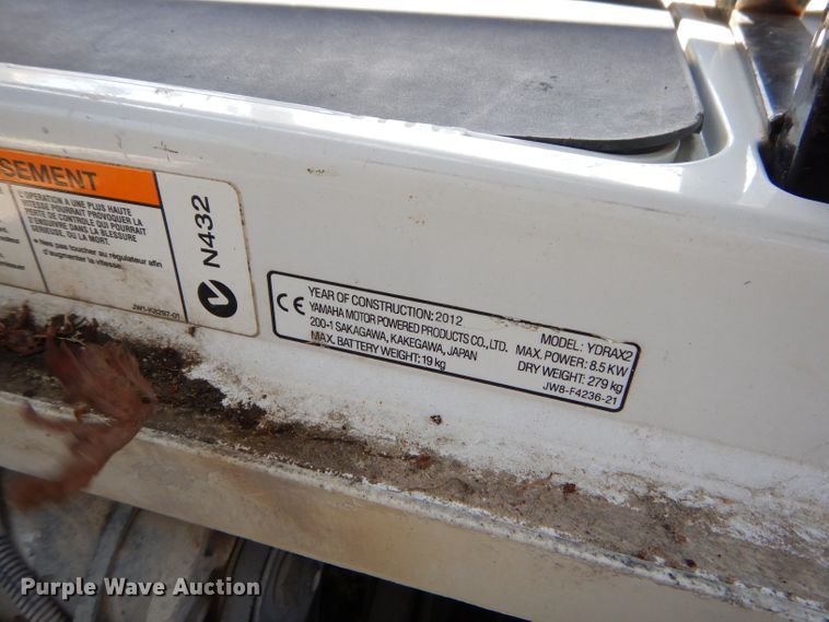 image for item GP9162 2012 Yamaha YDRAX2 golf cart