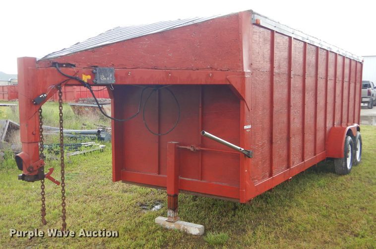 image for item GP9187 1996 shop built enclosed cargo trailer