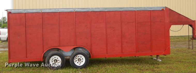 image for item GP9187 1996 shop built enclosed cargo trailer
