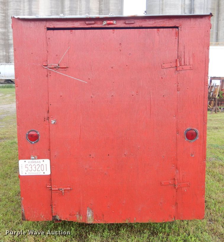 image for item GP9187 1996 shop built enclosed cargo trailer