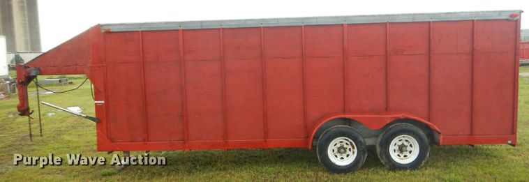image for item GP9187 1996 shop built enclosed cargo trailer
