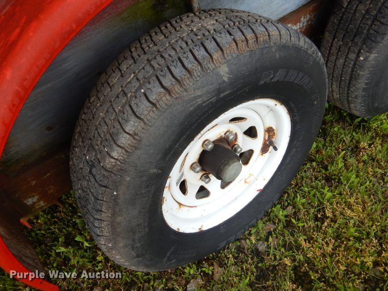 image for item GP9187 1996 shop built enclosed cargo trailer