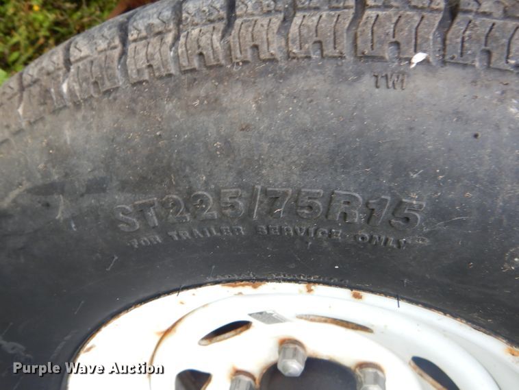 image for item GP9187 1996 shop built enclosed cargo trailer