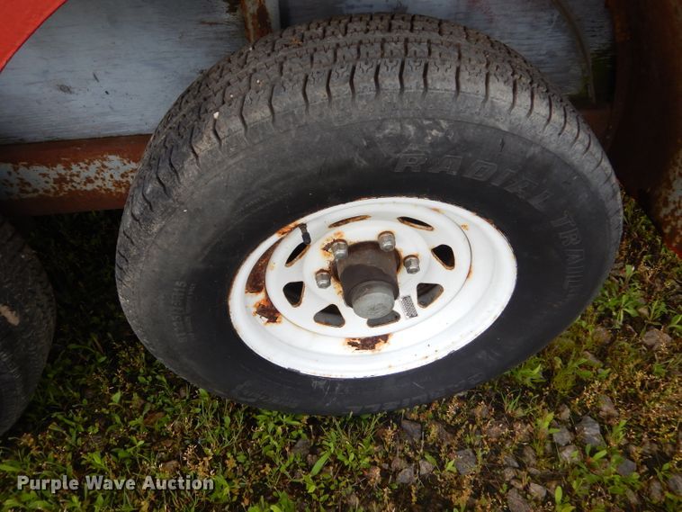 image for item GP9187 1996 shop built enclosed cargo trailer