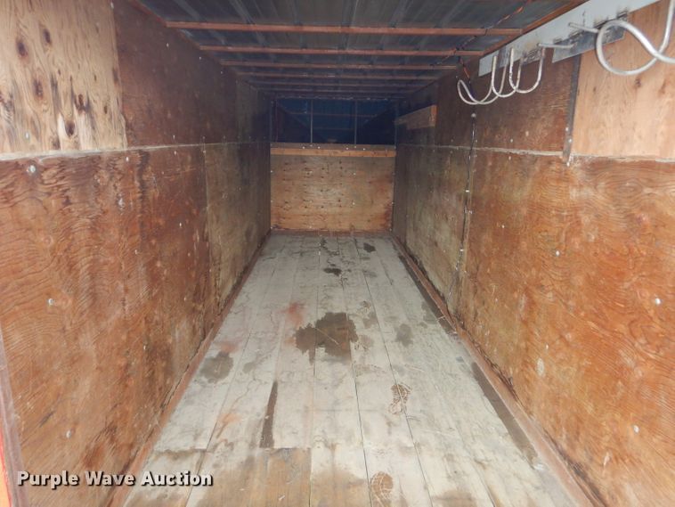 image for item GP9187 1996 shop built enclosed cargo trailer