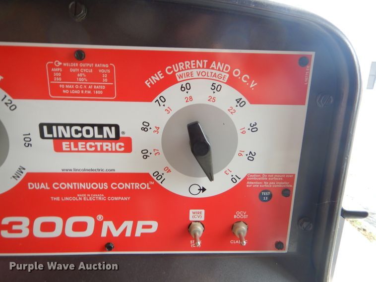 Lincoln SAE 300MP welder in Welch, OK Item GP9201 sold Purple Wave